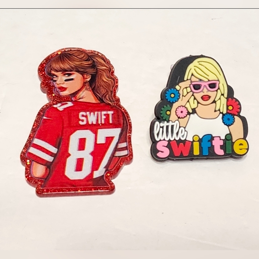 Acrylic Flatback Tay Swi Glitterback Crafts Kansas‎ Badge Bag Clip Keychain
